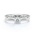 thumbnail image 1 of Spectacular And Decorative 1.50 Carat Round Cut Diamond Moissanite Solitaire Engagement Ring, Wedding Ring, Bridal Set in 10k Solid White Gold, Gift For Her,Promise Ring, Anniversary Ring, 1 of 3