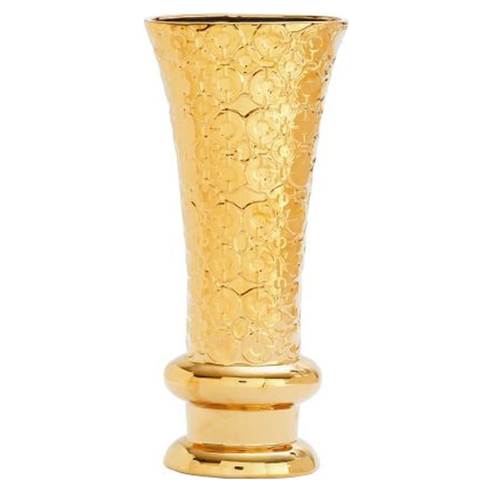 Spectacular Ceramic Gold Vase
