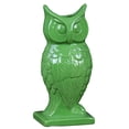 thumbnail image 1 of Spectacular & Magnificent Ceramic Owl Figurine Vase In Green Large, 1 of 2