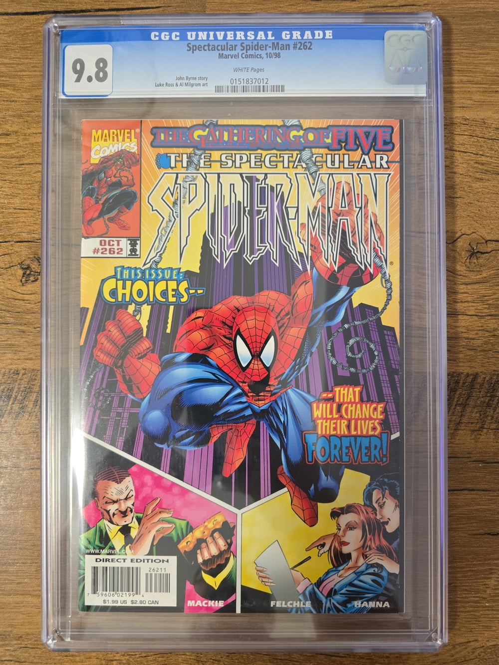 Spectacular Spider-Man #262 - CGC 9.8 Comic Book