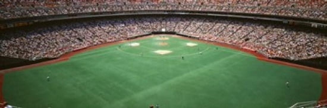 Spectator watching a baseball match Veterans Stadium Philadelphia Pennsylvania USA Canvas Art - Panoramic Images (18 x 6)