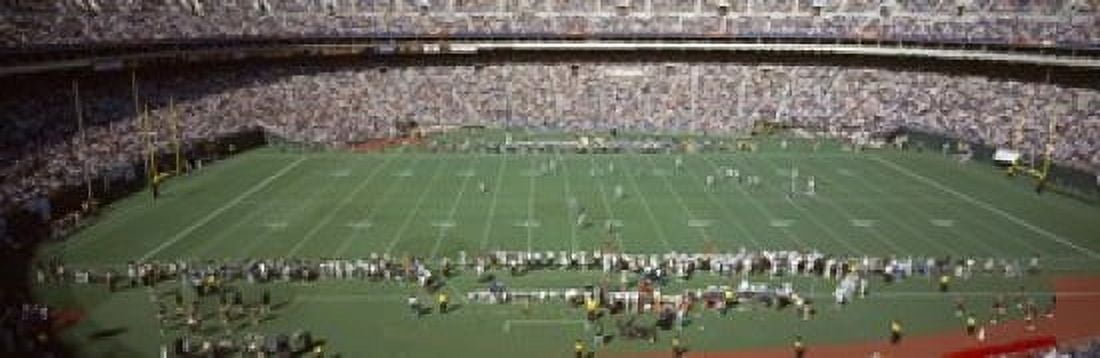 Spectator watching a football match Veterans Stadium Philadelphia Pennsylvania USA Canvas Art - Panoramic Images (18 x 6)