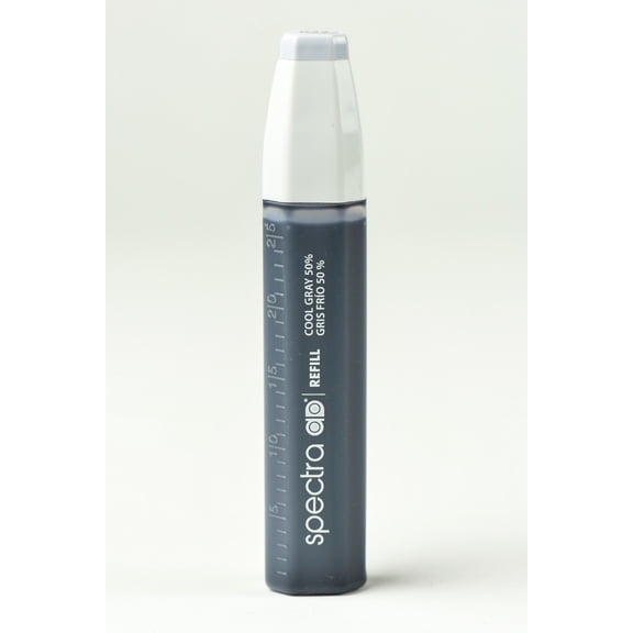 Spectra AD Marker Refill for S027AD Marker, Cool Gray 50, 25ml, 1 Each
