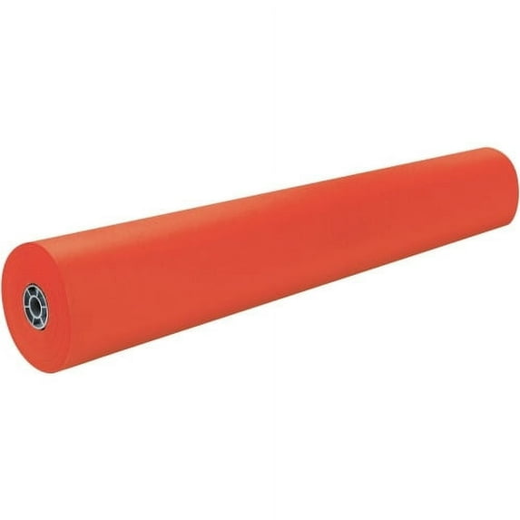 Spectra ArtKraft Duo-Finish Kraft Paper ClassRoom Project - 36" x 1000 ft - 1 Roll - Orange - Kraft