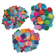 Spectra Bleeding Tissue Shapes Assortment, 25 Assorted Colors, Assorted Sizes & Shapes, 500 grams