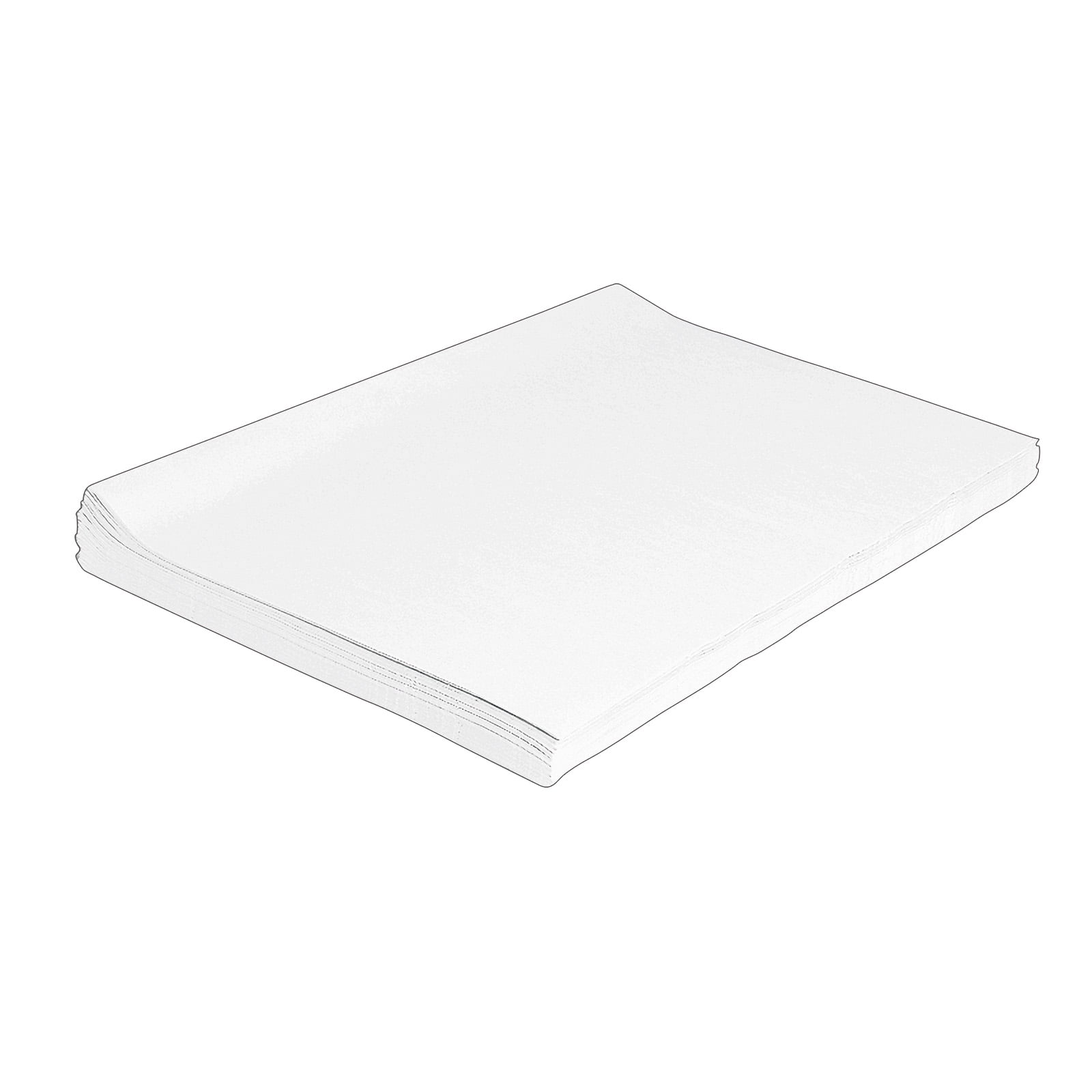 Spectra Deluxe Bleeding Art Tissue, White, 20" x 30", 480 Sheets
