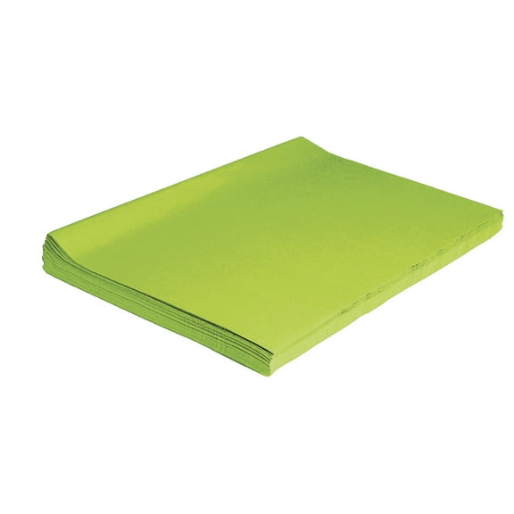 Spectra Deluxe Bleeding Tissue Paper, 20 x 30 Inches, Spring Green, Pack of 24