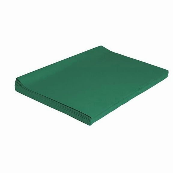 Spectra Deluxe Bleeding Tissue Paper, Emerald Green, 20 x 30 in. - Pack of 24