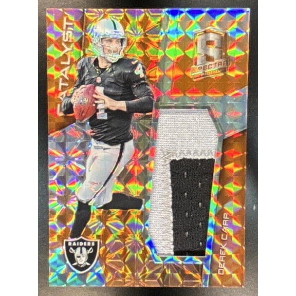 Spectra Derek Carr #7 Catalysts Neon Orange
