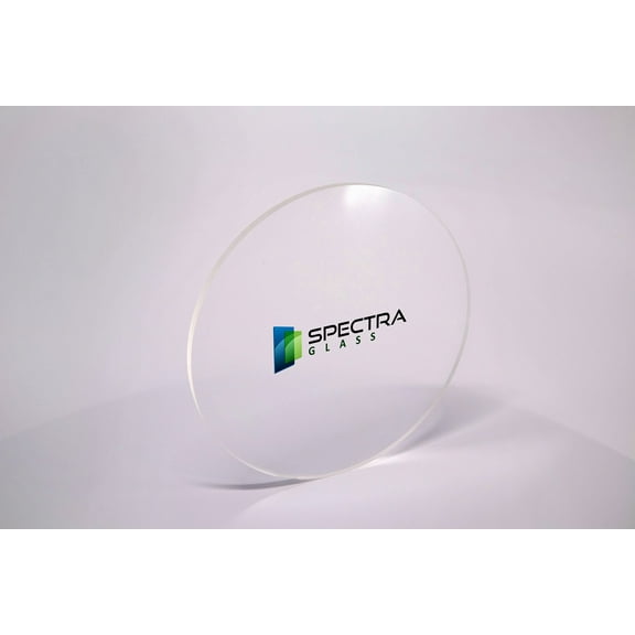 Spectra Glass Clear Acrylic Circle with Protective Film Masking. Great for Table Topper, Cake Topper, Home Decor, Arts and Crafts, DIY, Glass Substitute. Made in USA. 29" Diameter 1/4" Thick