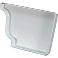 thumbnail image 1 of Spectra Metals 5 In. Aluminum White Right Gutter End Cap 5ENRRTW, 1 of 1