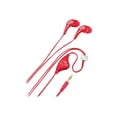 thumbnail image 1 of Hello Kitty KT2081R Jeweled Earbud Headphones Red W/In Line Volume Control, 1 of 3