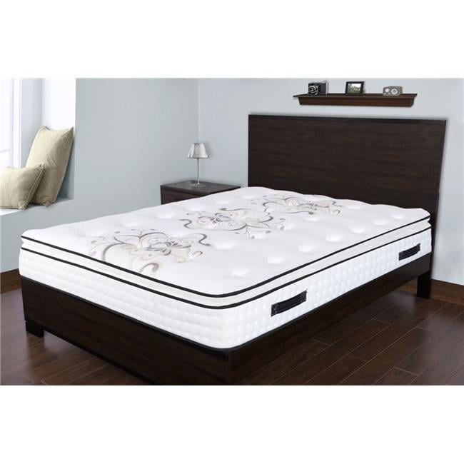 Spectra Mattress SS471005F 12.5 in. Orthopedic Premium Medium Plush Memory Foam & Gel Quilted Top Pocketed Coil - Full