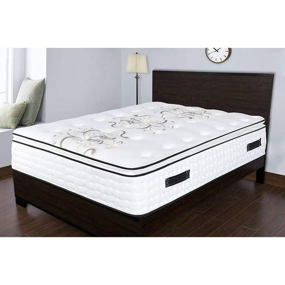 Spectra Mattress SS471003Q 14.5 in. Orthopedic PremiumPlush Gel & Convoluted Memory Foam Knife Edge Pillow Top Pocketed Coil - Queen