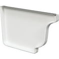 thumbnail image 1 of Spectra Metals Gutter End Cap Aluminum Left - Durable - 5 In, White, 1 of 1