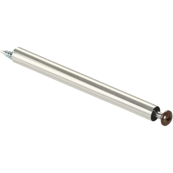 Spectra Merchandising Gutter Screw & Ferrule K Style - Aluminum, Brown - 10 Pack, 6 In