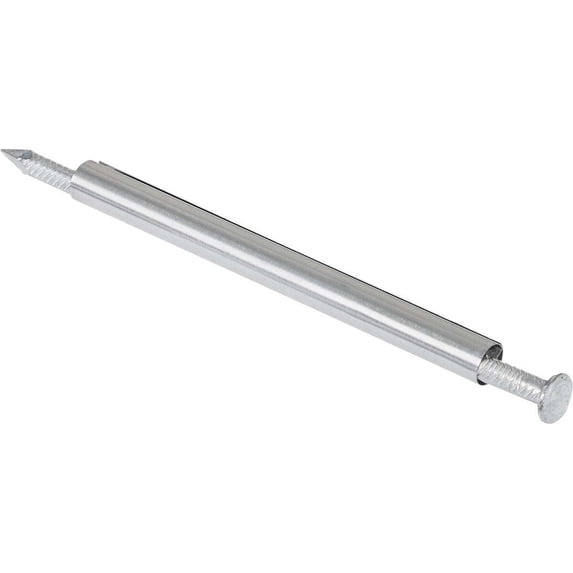 Spectra Metals Aluminum Gutter Spike and Ferrule - 7" White - 10 Pack
