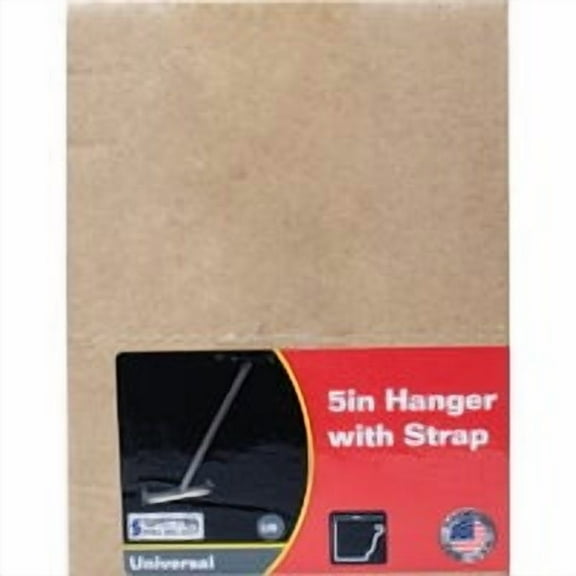 Spectra Metals K Style Aluminum Hidden Gutter Hanger Bracket with Roof Strap, (4-Pack)