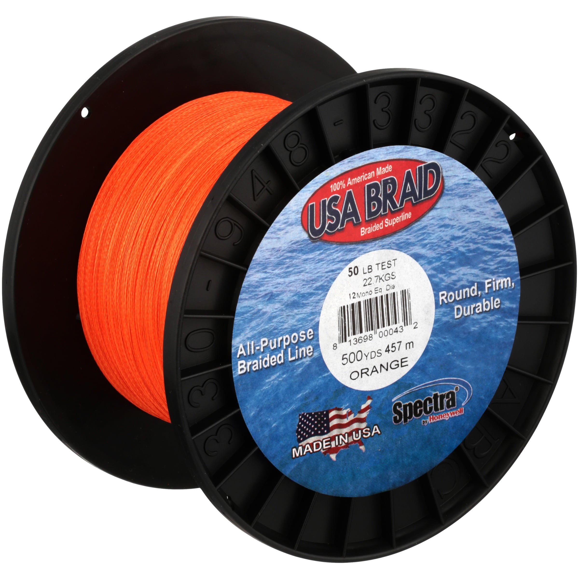 Spectra® Orange All-Purpose Braided Superline 
