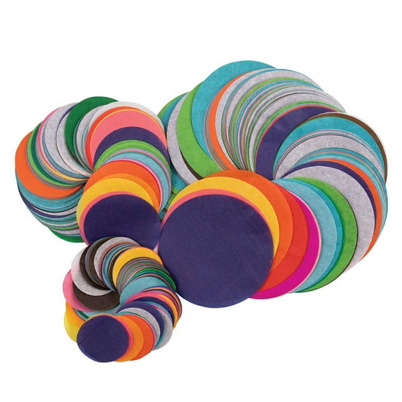 Spectra Pre-Cut Tissue Paper Circles, Assorted Size and Colors, Pack of 2250