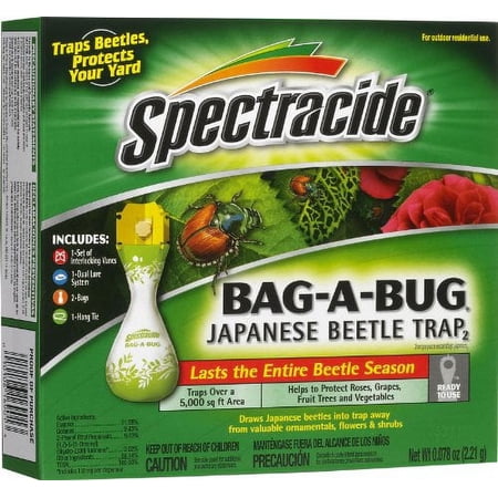 Spectracide BAG-A-BUG Japanese Beetle Trap, 4 Pack