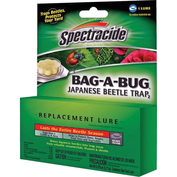 Spectracide Bag-A-Bug Japanese Beetle Trap Replacement Lure 1 Count, Lure Refill
