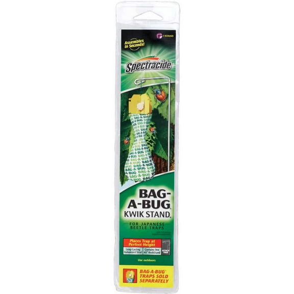 Spectracide Bag-A-Bug 45" Galvanized Steel Japanese Beetle Trap Kwik Stand