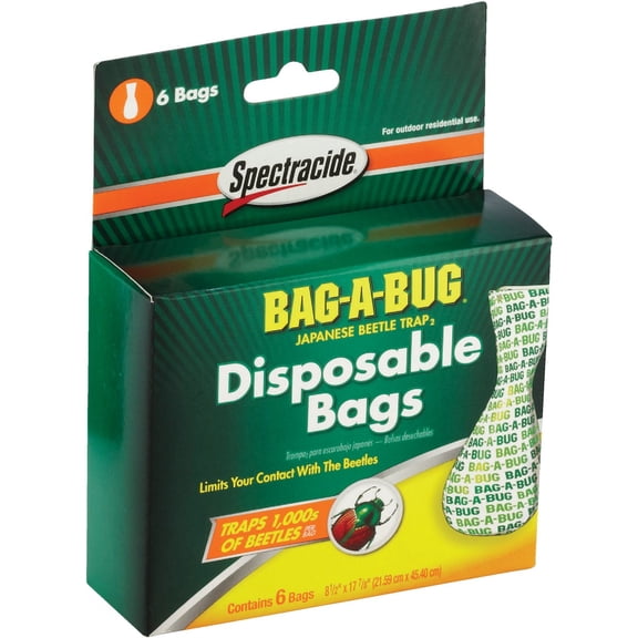 Spectracide Bag-A-Bug Japanese Beetle Trap Replacement Bag - Pack of 2