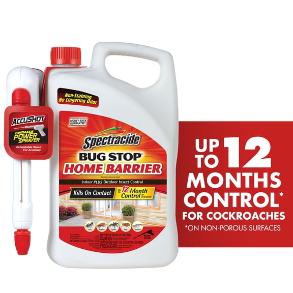 Spectracide Bug Stop Home Barrier with AccuShot Sprayer, 1.33 Gal.