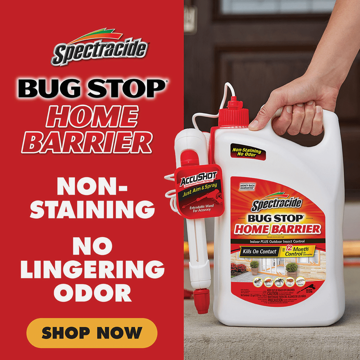 Spectracide Bug Stop Home Barrier Insect Killer - Pack of 4 - Walmart.com