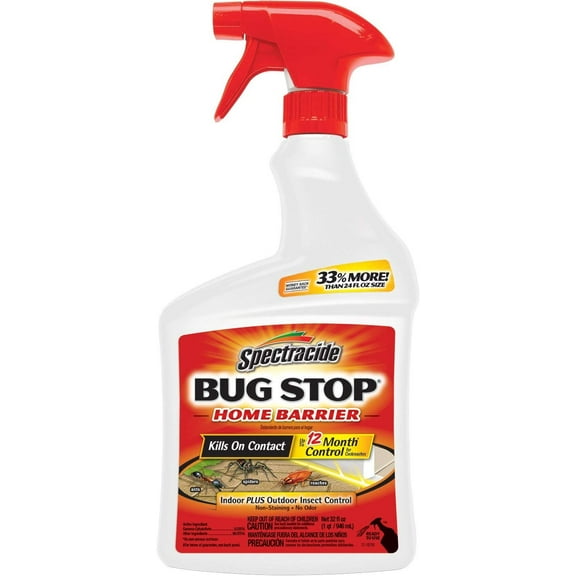 Spectracide Bug Stop Home Barrier, Ready-to-Use, 32-Ounce, 6-Pack