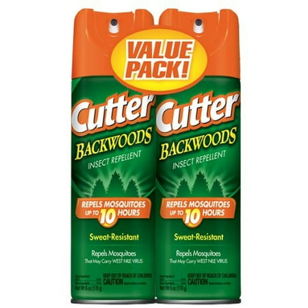 Cutter Backwoods Insect Repellent Aerosol HG-96280 6 oz 2 Pack