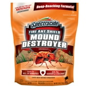 Spectracide Fire Ant Shield Mound Destroyer Granules, Kills the Queen and Colony, 3.5 Lb
