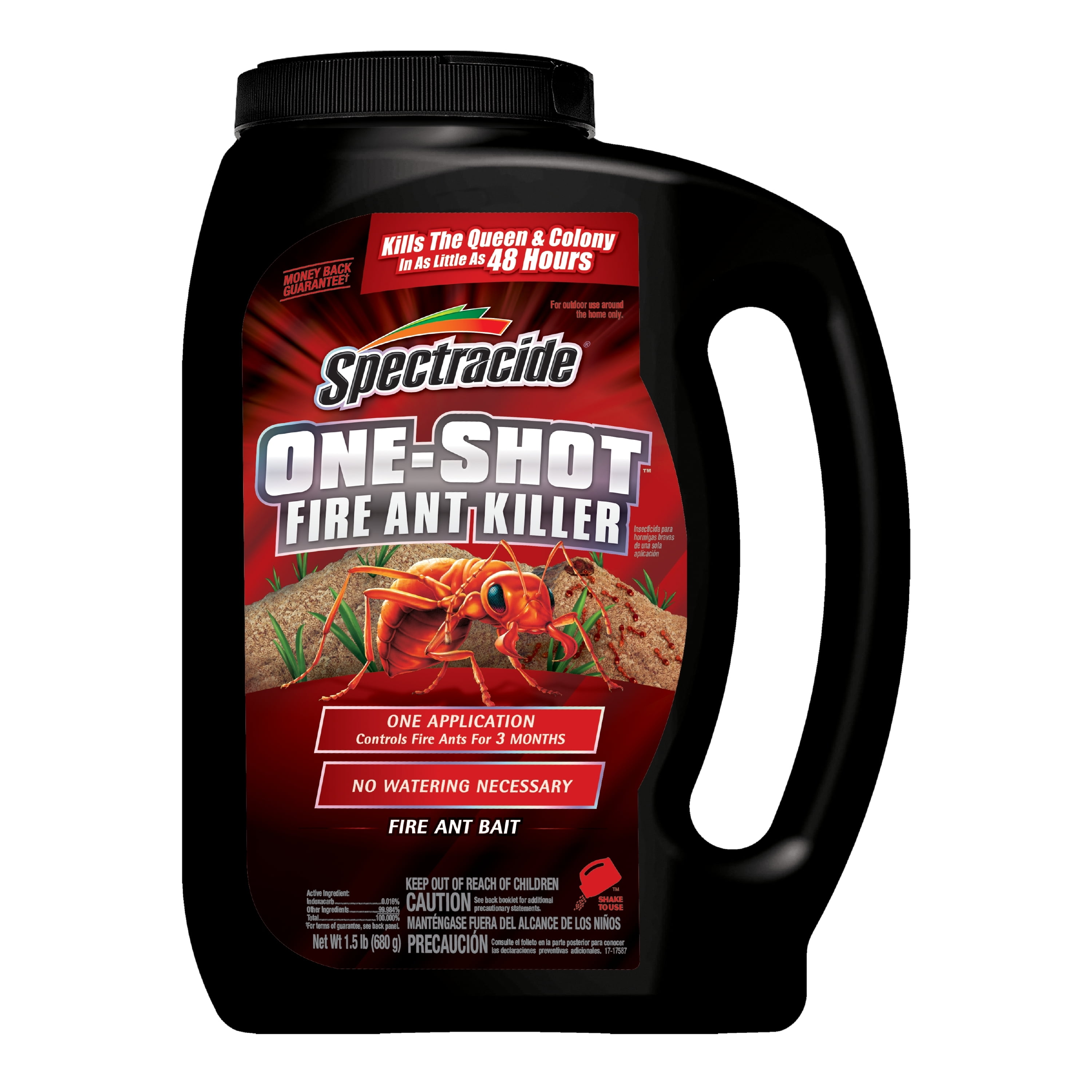Spectracide One-Shot Fire Ant Killer, Kills The Queen And Colony, 1.5 Lb