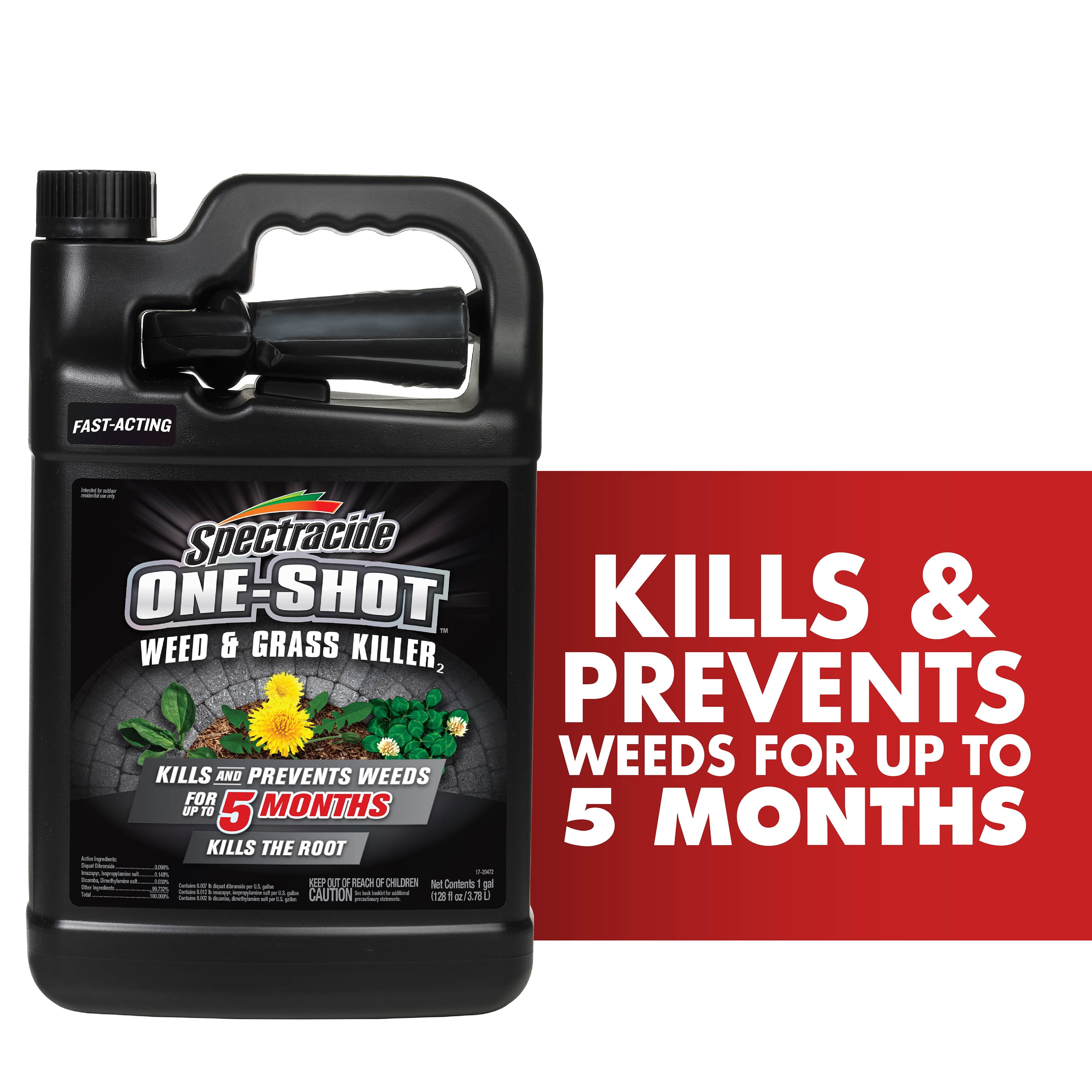 Spectracide One Shot Weed & Grass Killer Ready-to-Use Spray, 1