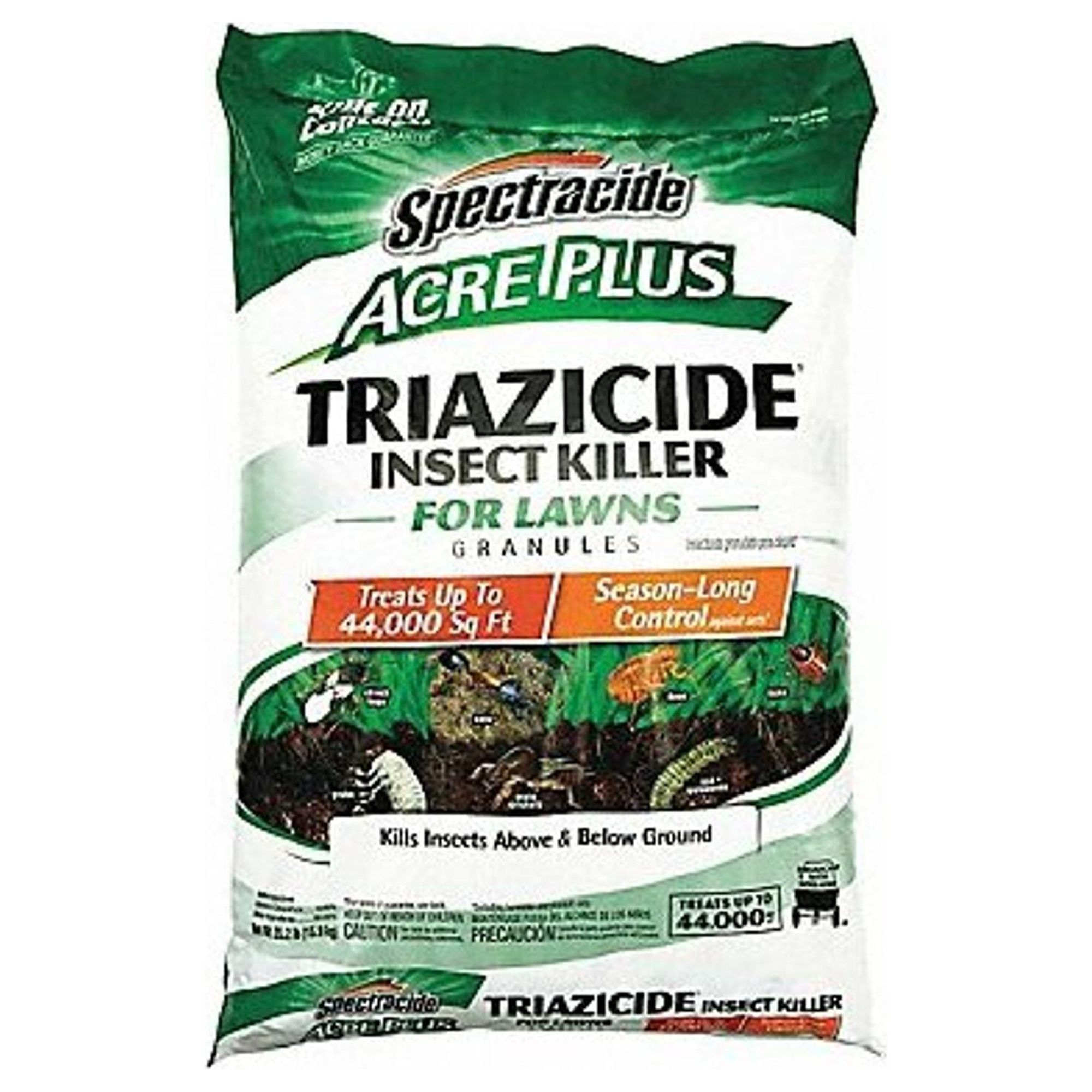 Spectracide, Pet, Home and Garden Acre Plus Triazicide Insect Killer, Granules, 35.2 Lbs. HG-96202 - image 1 of 5