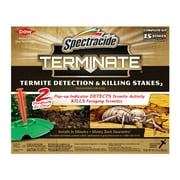 Spectracide Terminate Termite Detection And Killing Stakes With Pop-Up Indicator, 15 Count