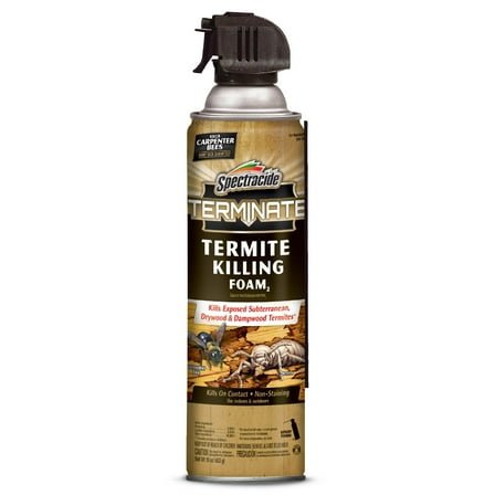 Spectracide Terminate Termite Killing Foam Aerosol, for Indoor and Outdoor Use, 16 Ounces