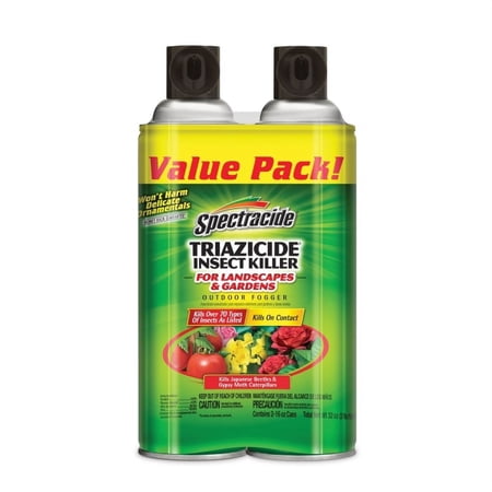 Spectracide Triazicide Insect Killer for Landscapes and Gardens Outdoor Fogger, 16 Ounces