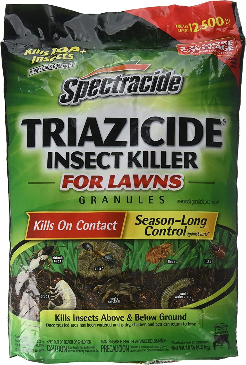 Spectracide Triazicide Outdoor Bug Kill Granular Insecticide for Lawn