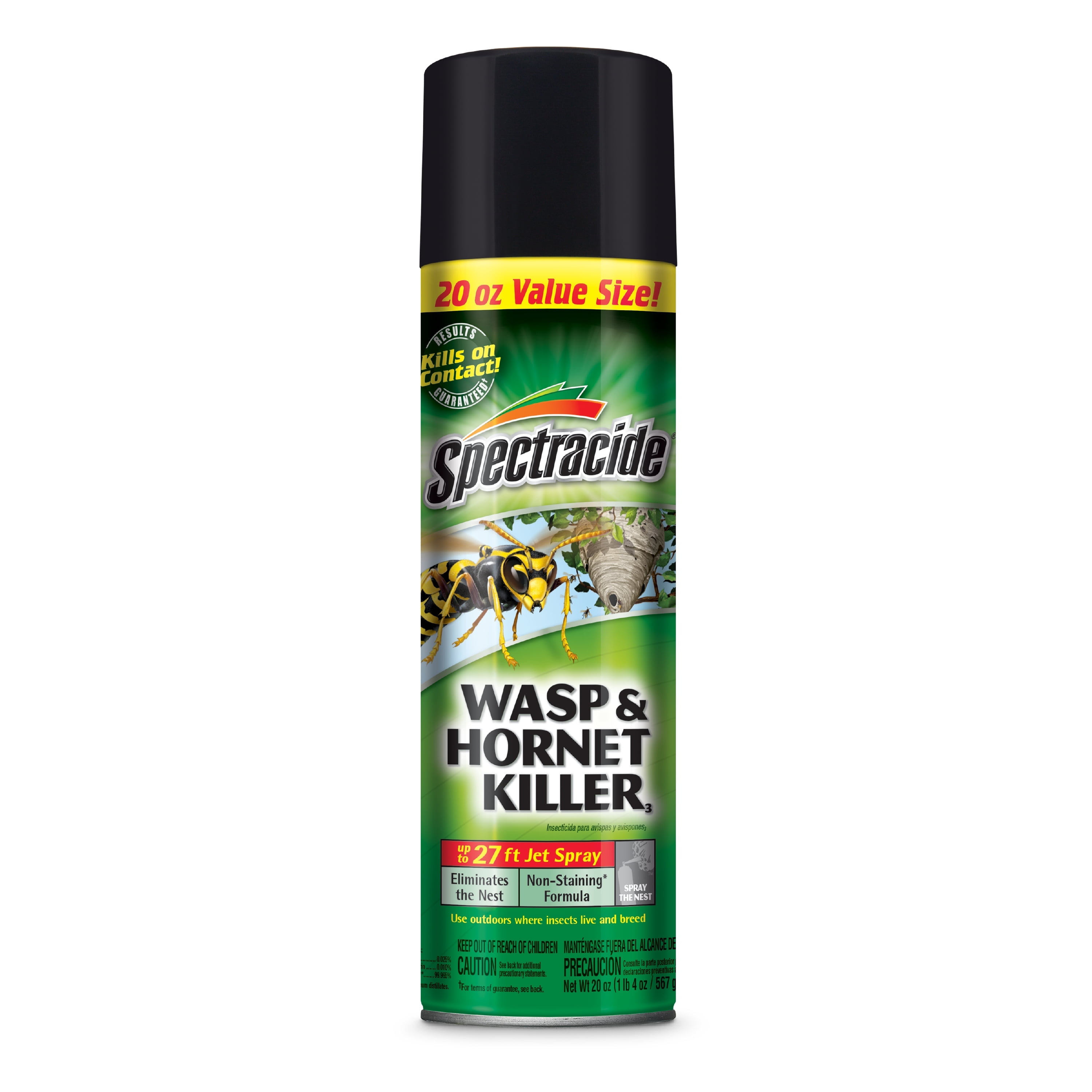 Spectracide Wasp & Hornet Killer Aerosol, 27 Foot Jet Spray, 20 Ounce