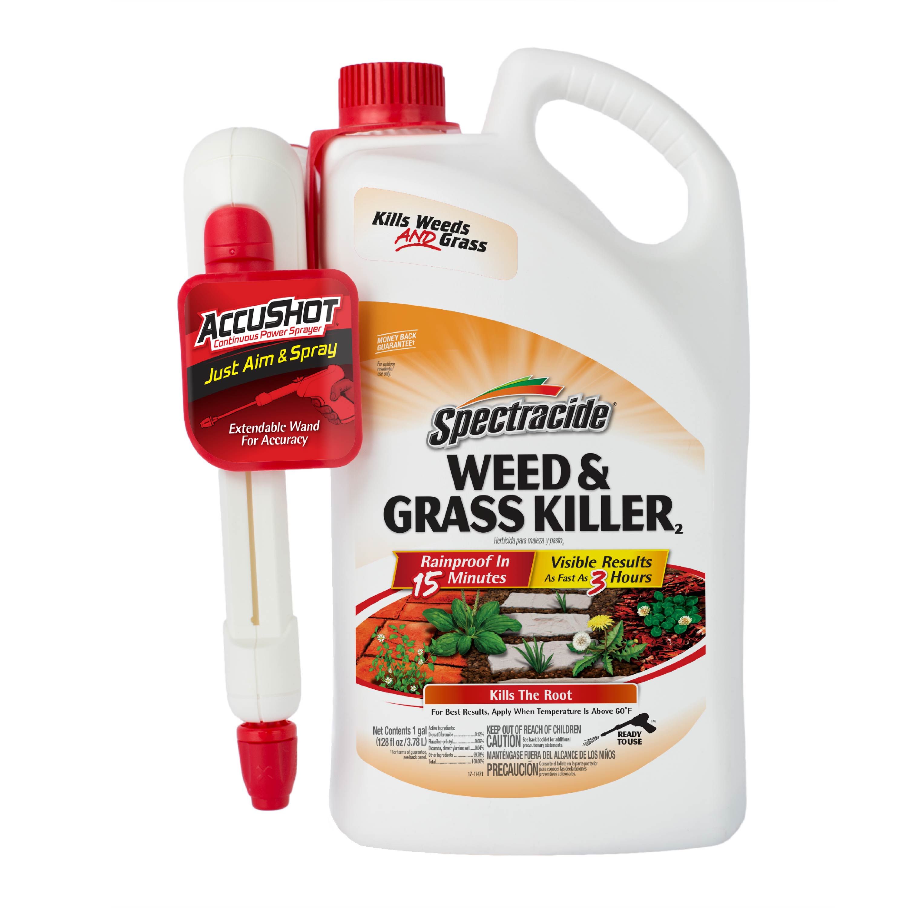 Spectracide Weed & Grass Killer, ReadytoUse, Kills Weeds and Grasses