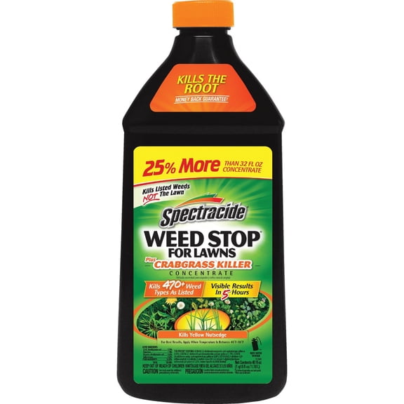 Spectracide Weed Stop For Lawns Plus Crabgrass Killer Concentrate - Weed Killer - 6 Pack, 32-Oz