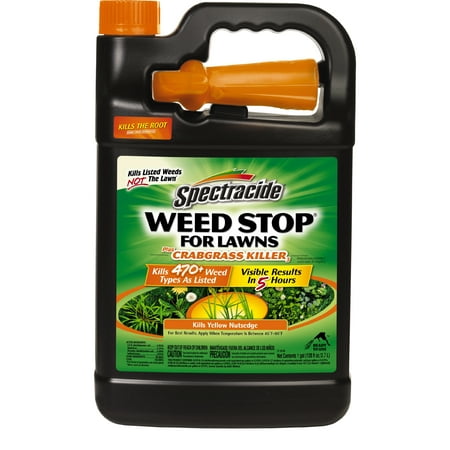 Spectracide Weed Stop for Lawns Plus Crabgrass Killer, 1 Gallon