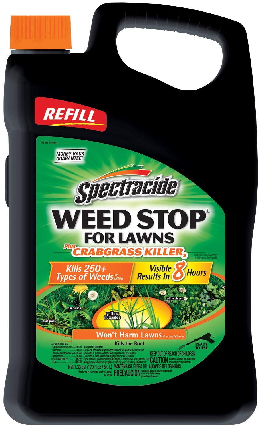 Spectracide Weed Stop for Lawns plus Crabgrass Killer AccuShot Refill