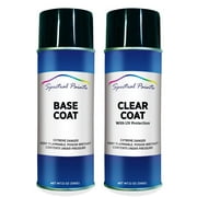 Spectral Paints Compatible/Replacement for Chevrolet 8867 Silver Metallic: 12 oz. Base & Clear Touch-Up Spray Paint