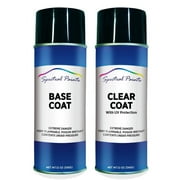 Spectral Paints Compatible/Replacement for Dodge PG2 Sterling Blue Pearl: 12 oz. Base & Clear Touch-Up Spray Paint