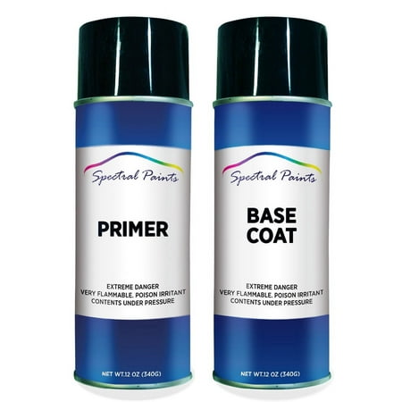 Spectral Paints Compatible/Replacement for Pontiac 3967 White: 12 oz. Primer & Base Touch-Up Spray Paint