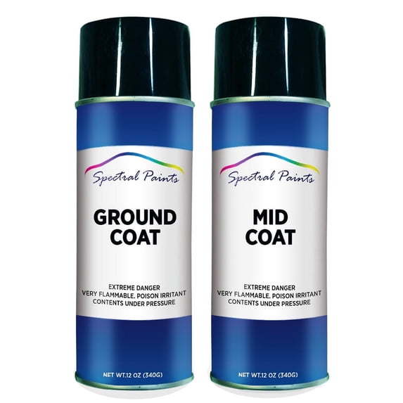 Spectral Paints Compatible/Replacement for Saturn GAQ Red Jewel Tintcoat Metallic: 12 oz. Ground & Mid Touch-Up Spray Paint