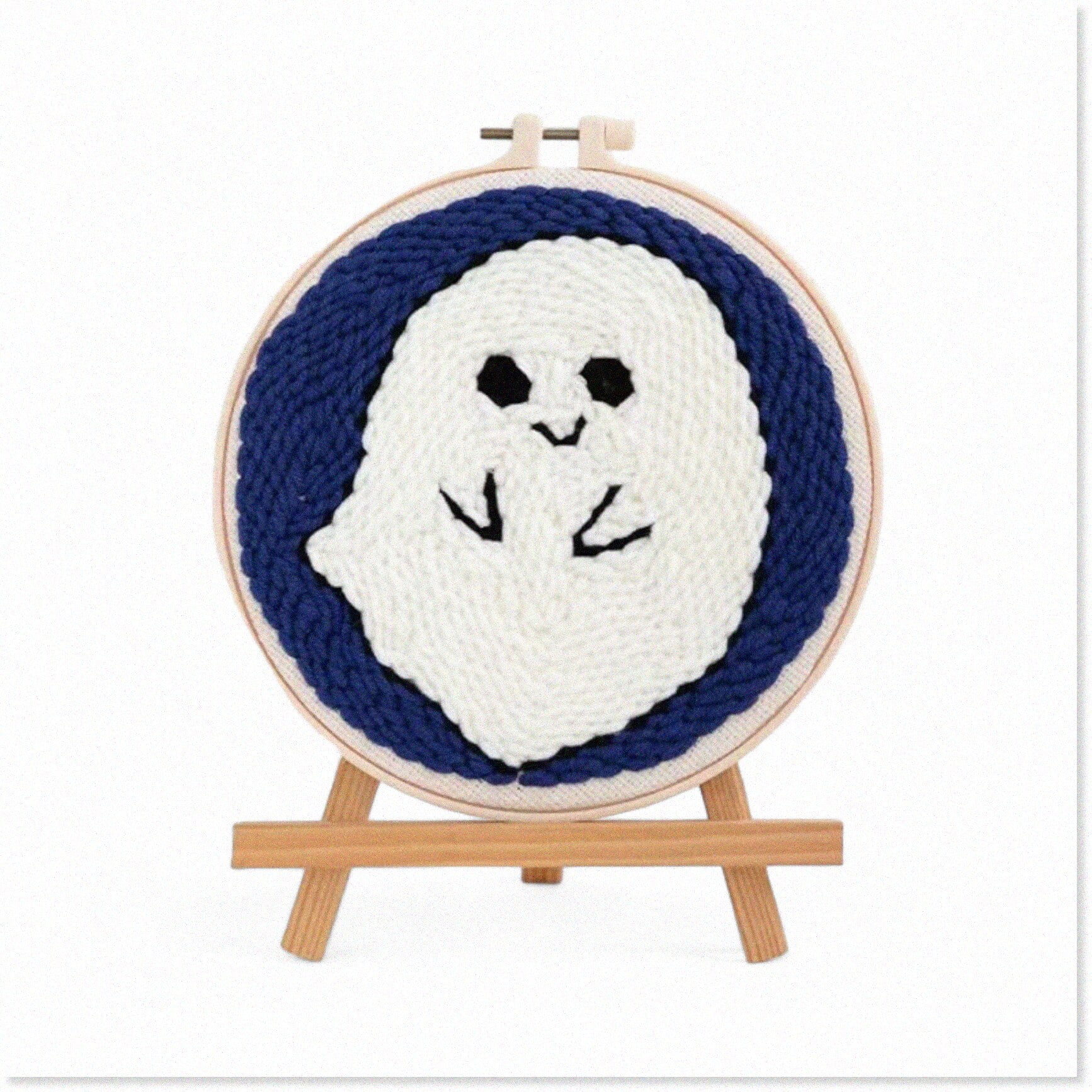 Spectral Stitchery Beginner's White Ghost Punch Needle Kit Includes